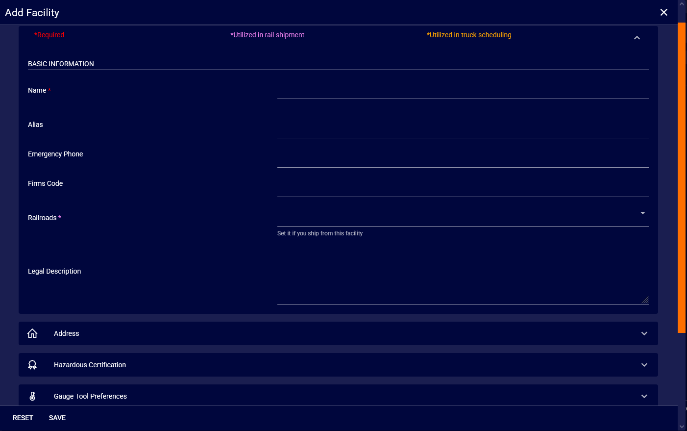 Facilities - Wheelhouse Docs