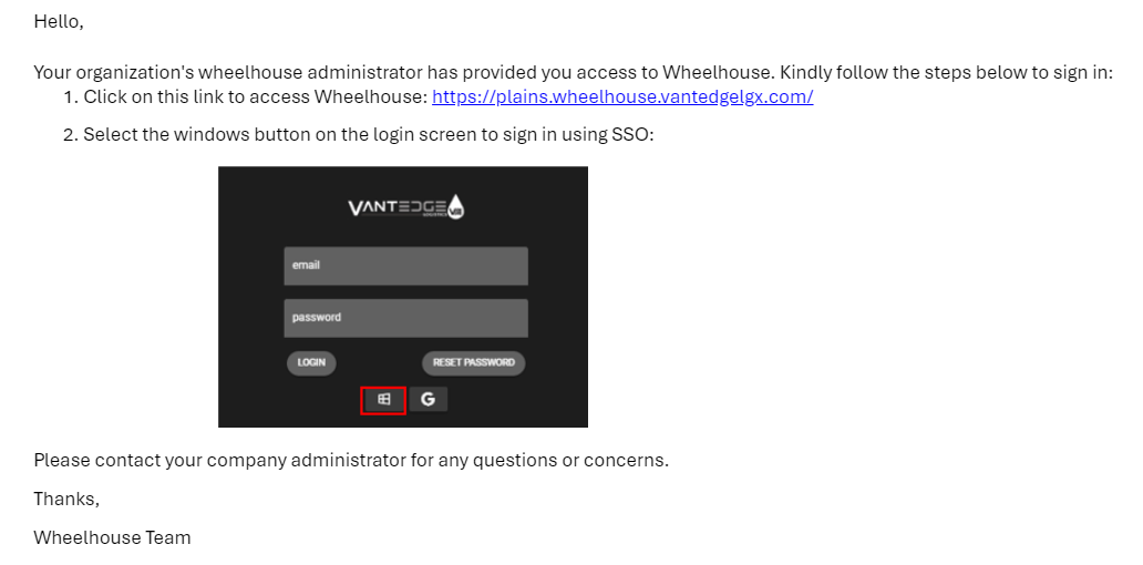 Single Sign On (SSO) - Wheelhouse Docs