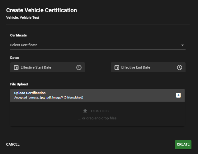 Vehicles - Wheelhouse Docs